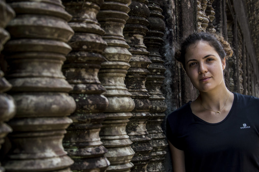 Daphne in Angkor Wat