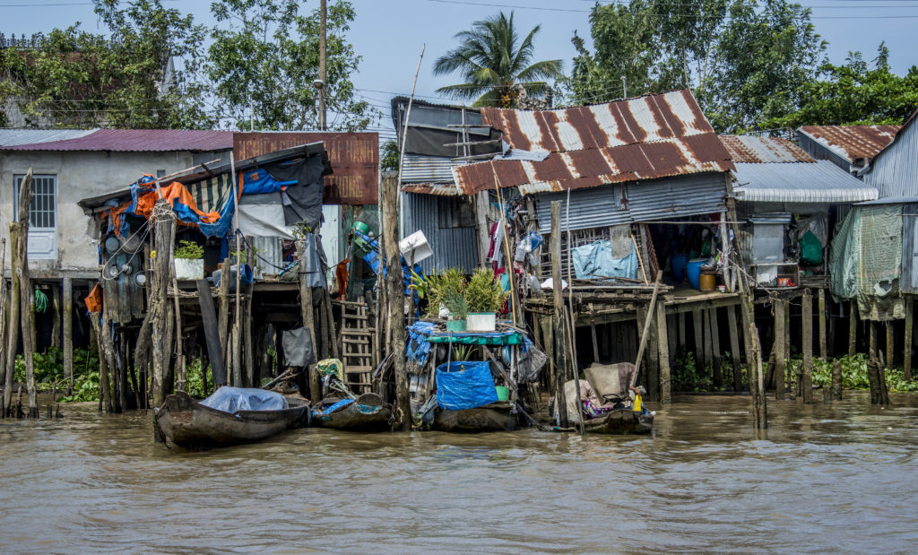 houses in Mekong Delta